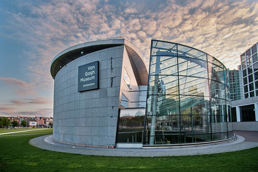 Photo of the exterior of the Van Gogh Museum