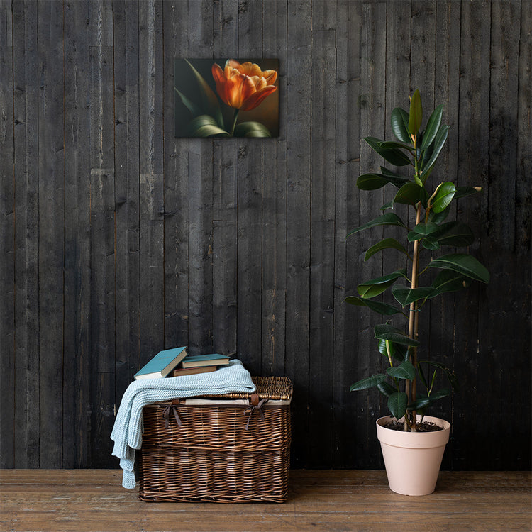Radiant Heritage Tulip Canvas-Zach + Alison