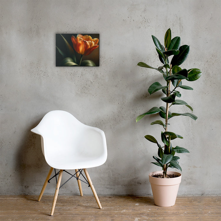 Radiant Heritage Tulip Canvas-Zach + Alison