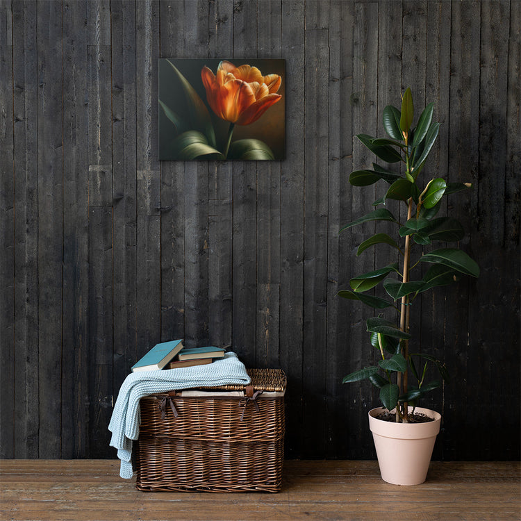 Radiant Heritage Tulip Canvas-Zach + Alison