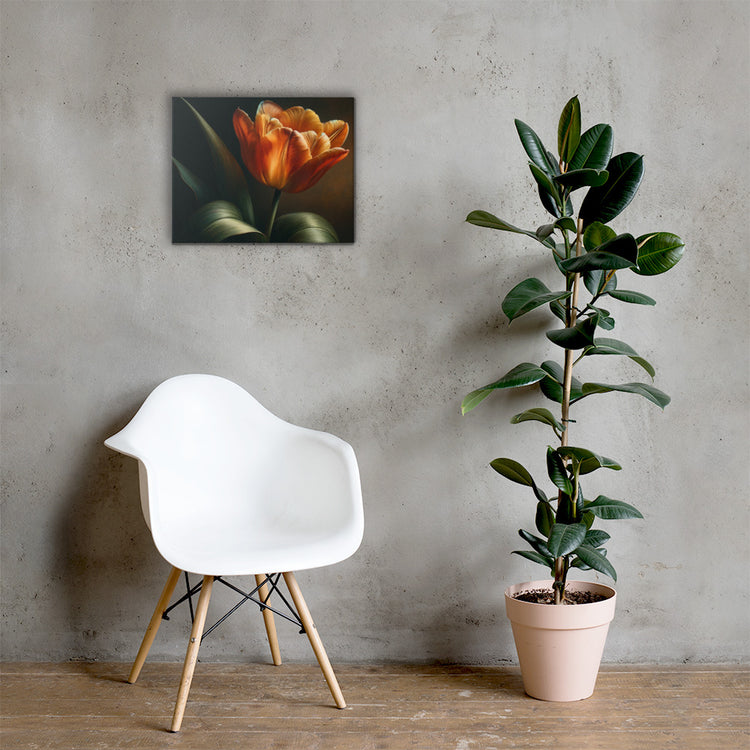Radiant Heritage Tulip Canvas-Zach + Alison