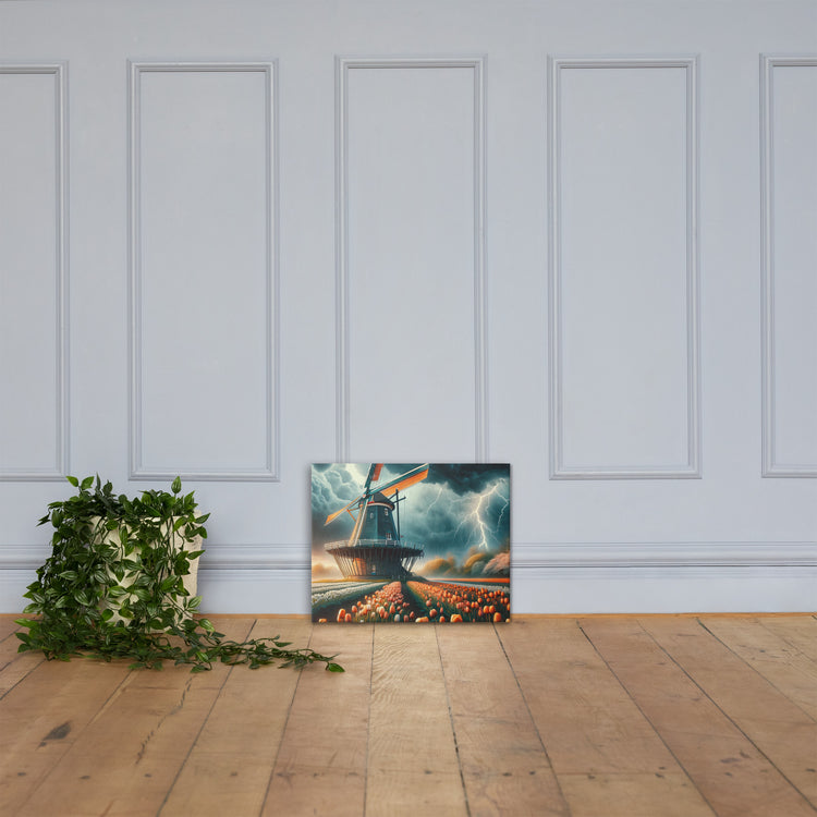 Storm Over Tulip Fields Canvas-Zach + Alison