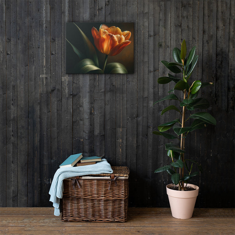 Radiant Heritage Tulip Canvas-Zach + Alison