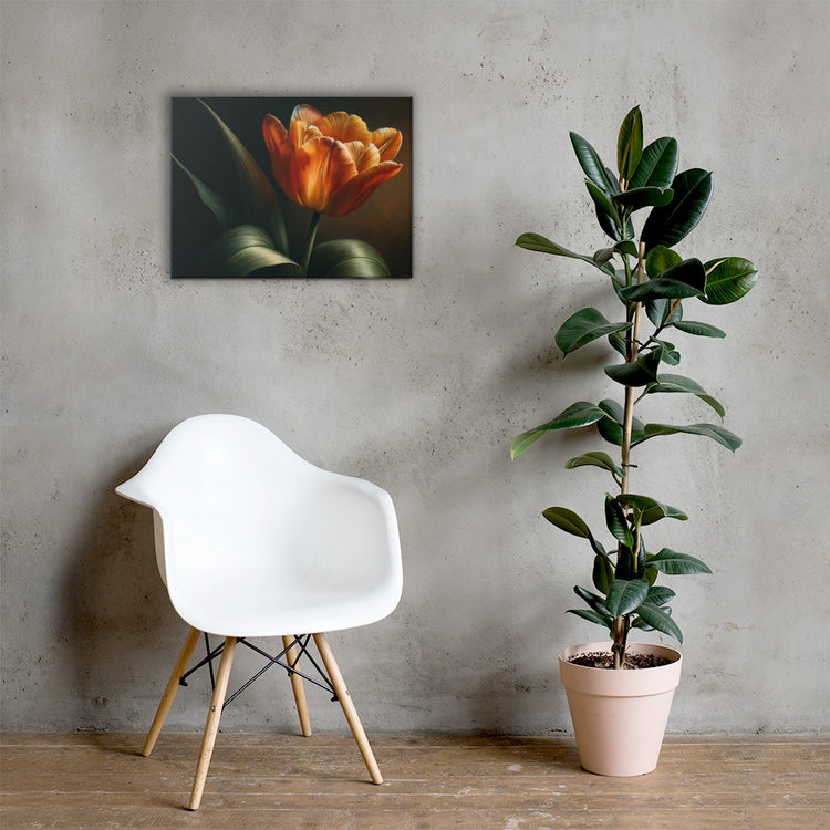 Radiant Heritage Tulip Canvas-Zach + Alison