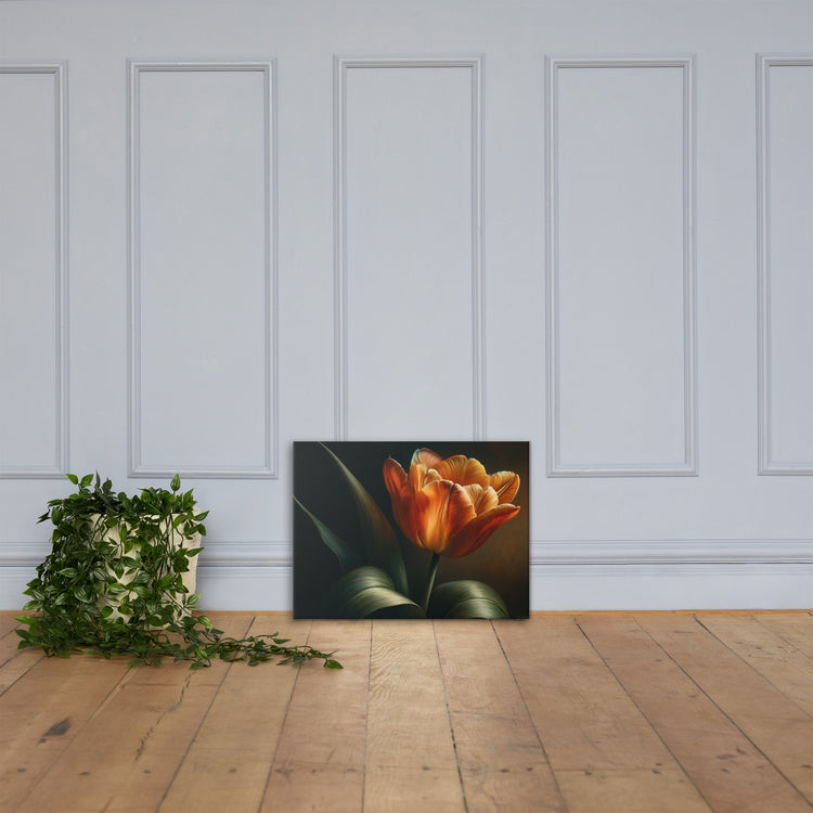 Radiant Heritage Tulip Canvas-Zach + Alison
