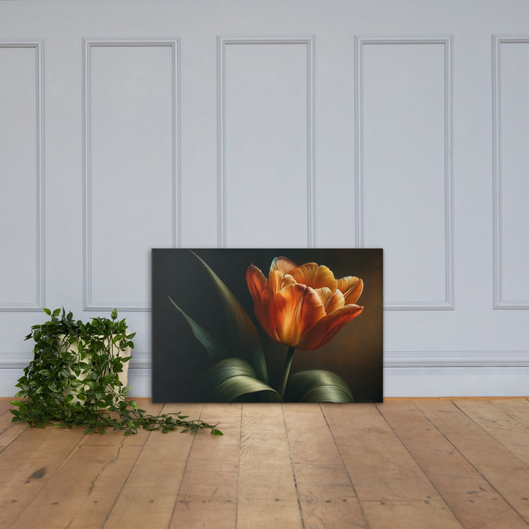 Radiant Heritage Tulip Canvas-Zach + Alison