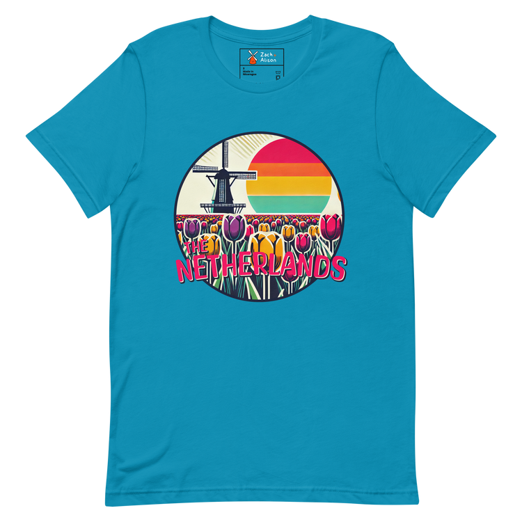 The Netherlands Tulip Sunset Short-Sleeve Unisex tee-Zach + Alison