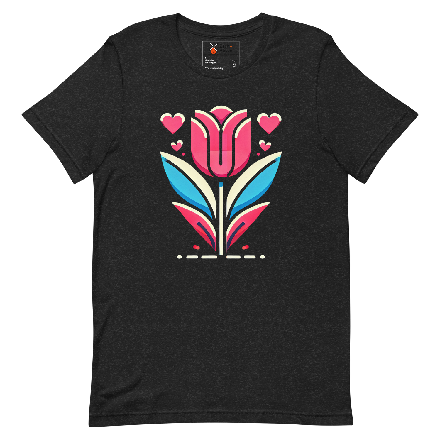 Tulip Love Short-Sleeve Unisex tee-Zach + Alison