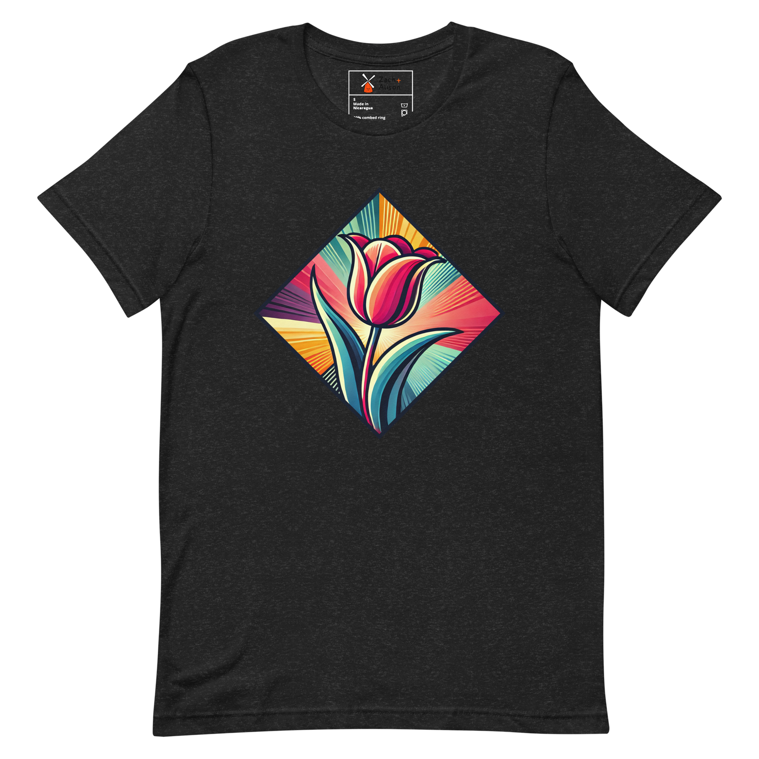 Radiant Dutch Tulip Short-Sleeve Unisex Tee-Zach + Alison