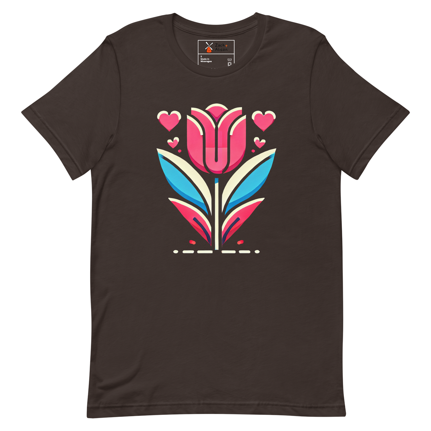 Tulip Love Short-Sleeve Unisex tee-Zach + Alison