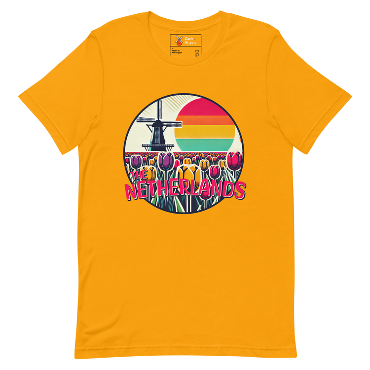 The Netherlands Tulip Sunset Short-Sleeve Unisex tee-Zach + Alison