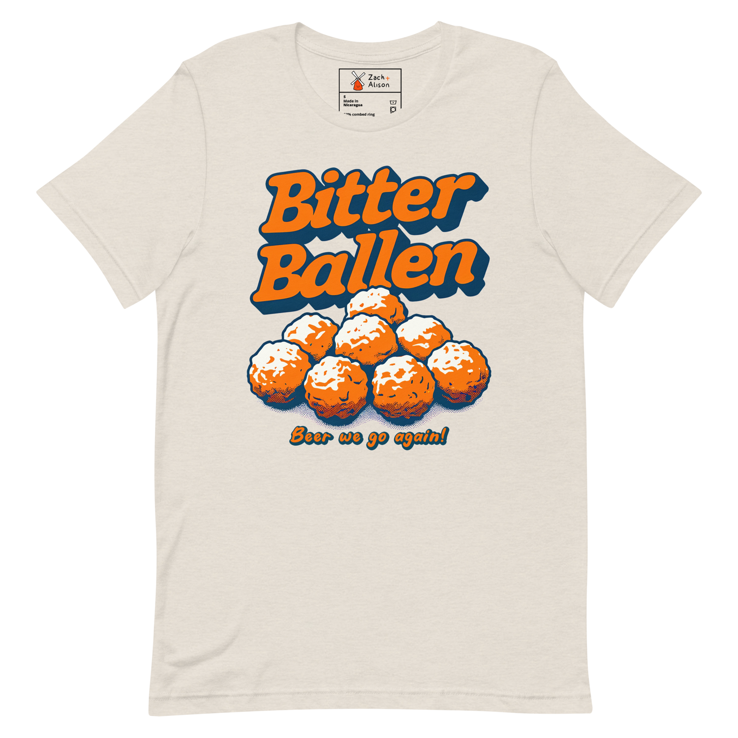 Bitterballen Short-Sleeve Unisex Tee-Zach + Alison