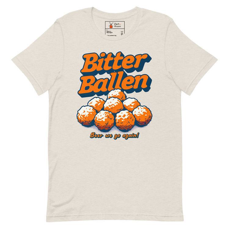 Bitterballen Short-Sleeve Unisex Tee-Zach + Alison