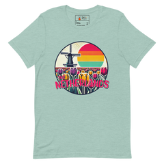 The Netherlands Tulip Sunset Short-Sleeve Unisex tee