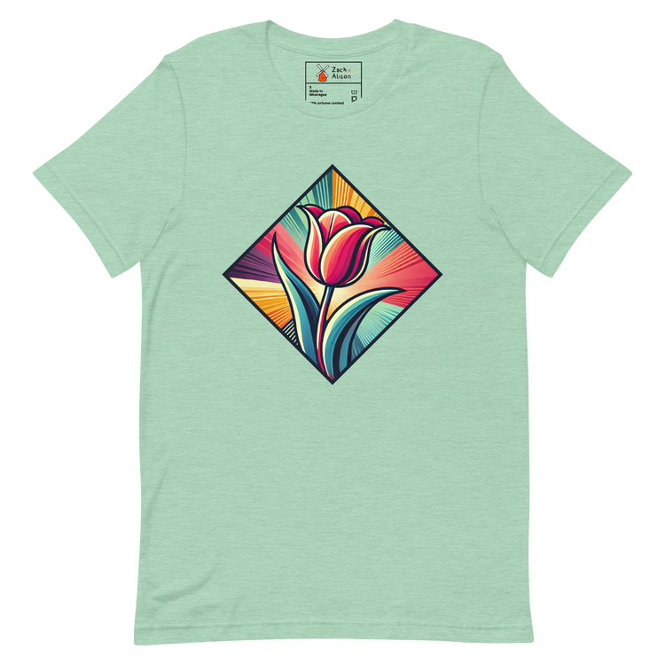 Radiant Dutch Tulip Short-Sleeve Unisex Tee-Zach + Alison