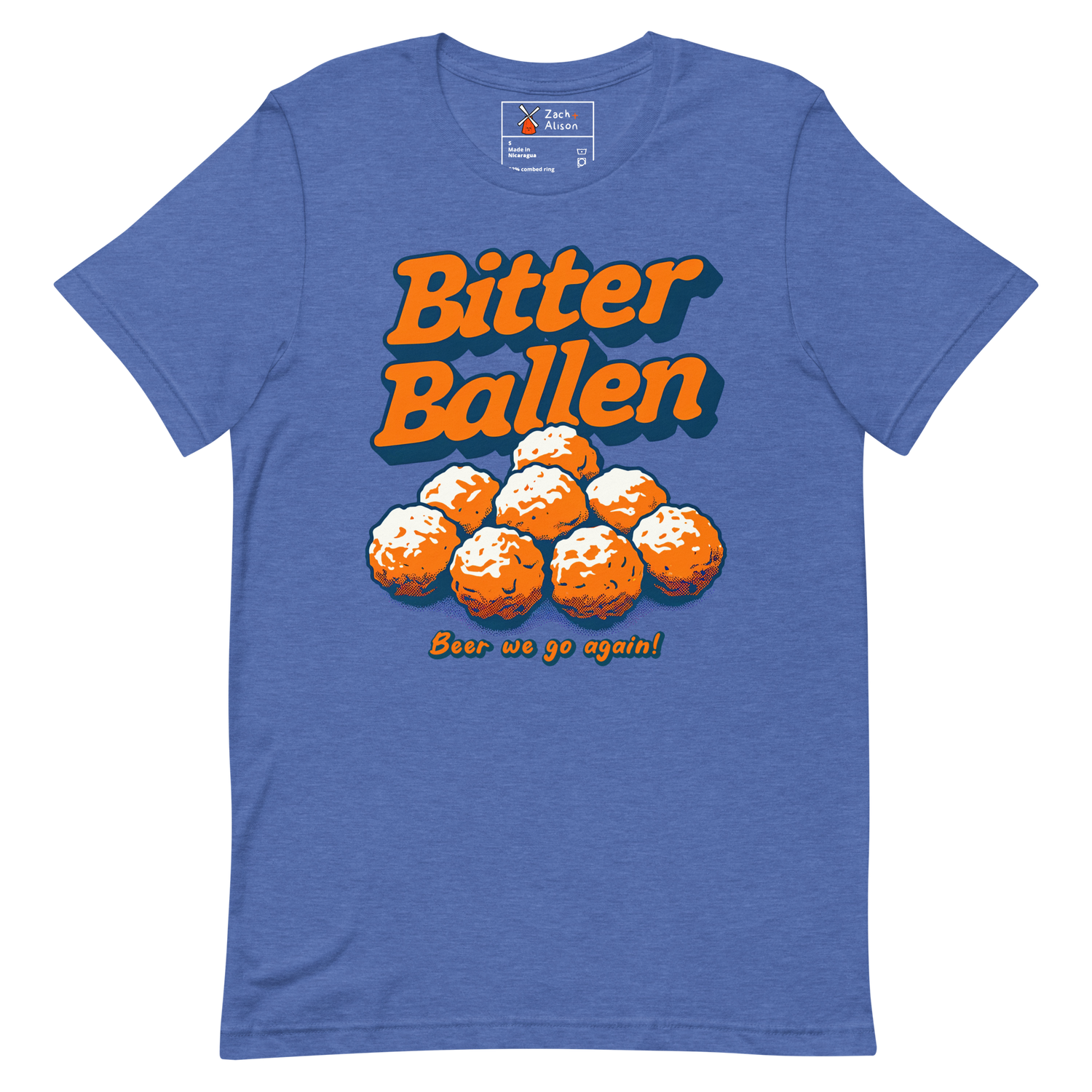 Bitterballen Short-Sleeve Unisex Tee-Zach + Alison