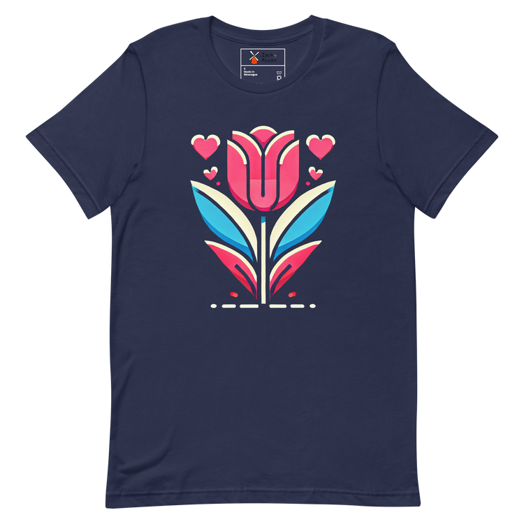 Tulip Love Short-Sleeve Unisex tee-Zach + Alison