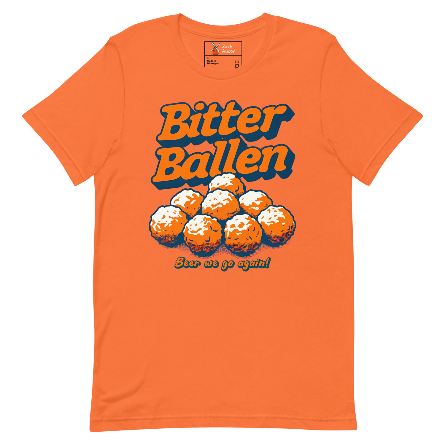 Bitterballen Short-Sleeve Unisex Tee-Zach + Alison