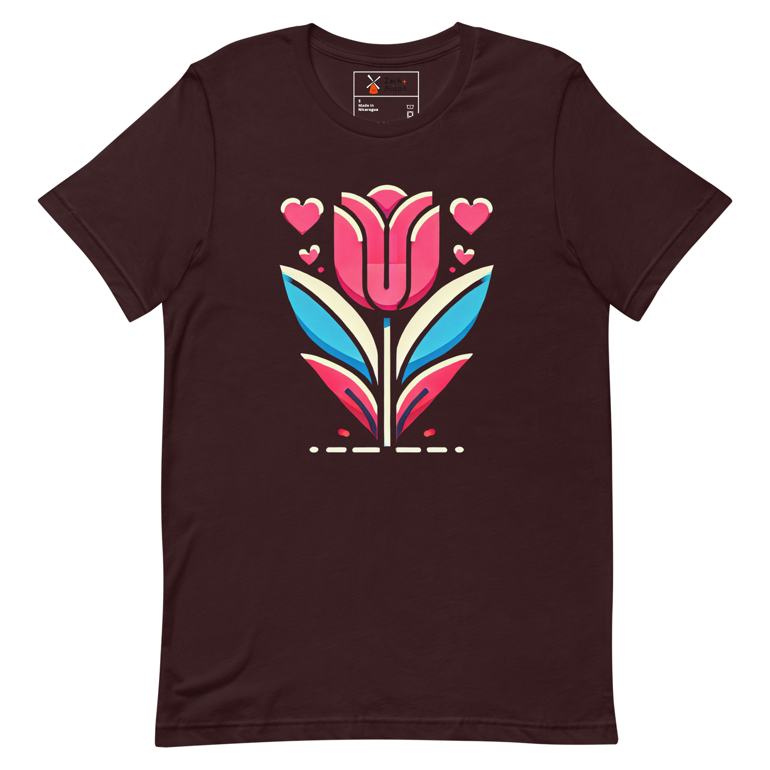 Tulip Love Short-Sleeve Unisex tee-Zach + Alison