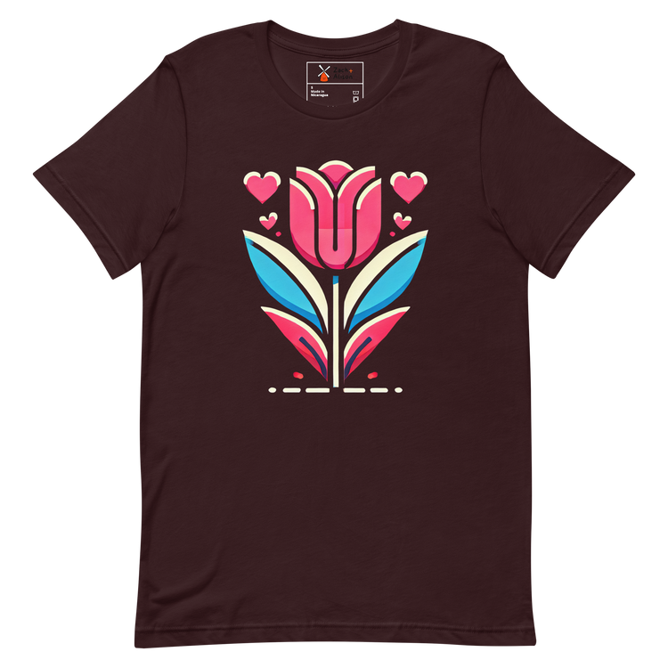 Tulip Love Short-Sleeve Unisex tee-Zach + Alison