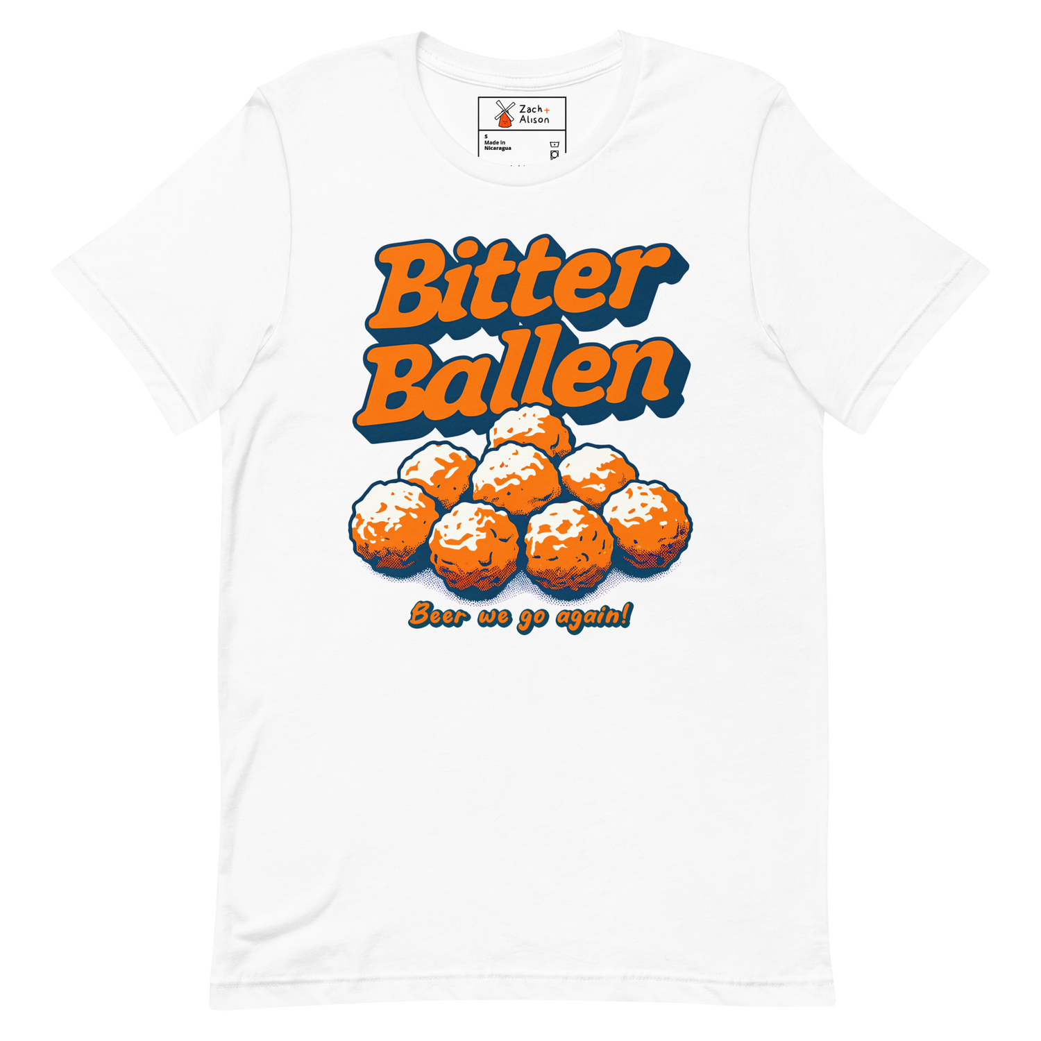 Bitterballen Short-Sleeve Unisex Tee-Zach + Alison