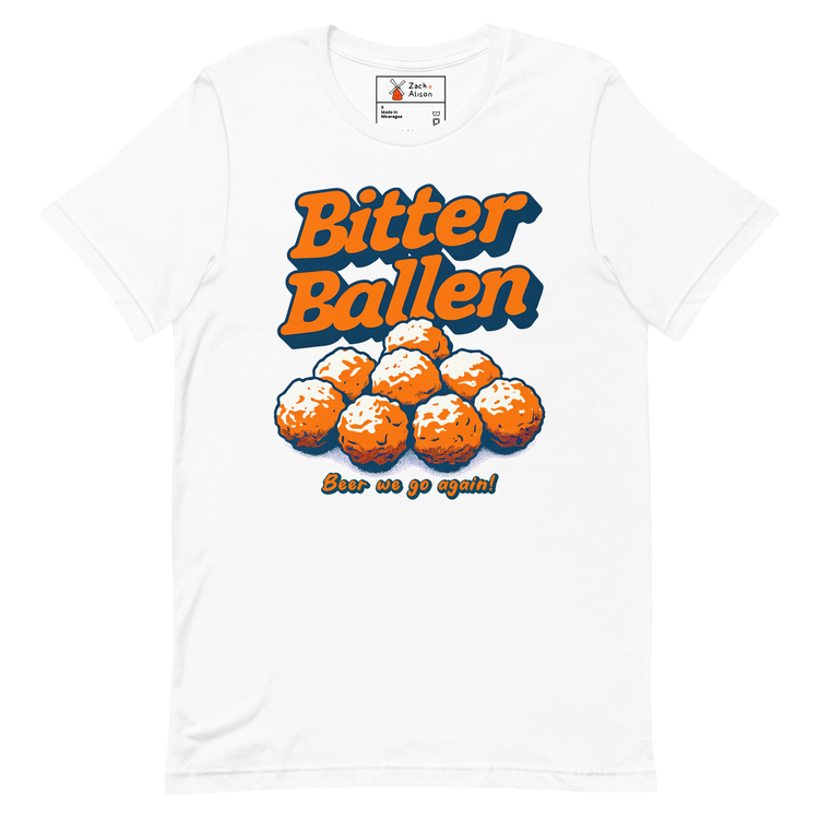 Bitterballen Short-Sleeve Unisex Tee-Zach + Alison