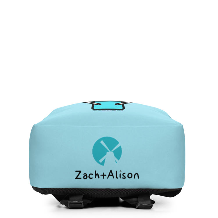 Blue Windmill Backpack-Zach + Alison
