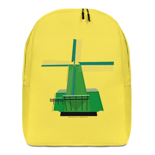 Retro Green Windmill Backpack-Zach + Alison