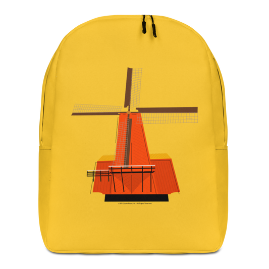 Retro Orange Windmill Backpack-Zach + Alison