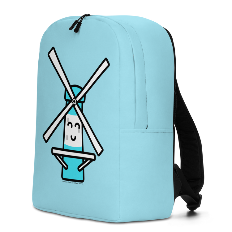 Blue Windmill Backpack-Zach + Alison