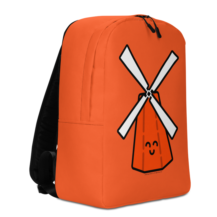 Orange Windmill Backpack-Zach + Alison