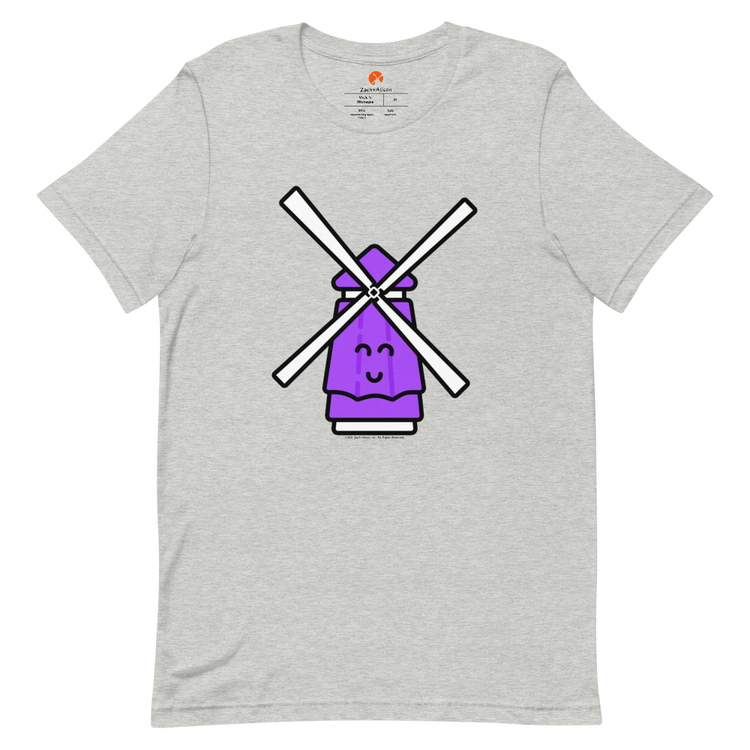 Purple Windmill Short-Sleeve Tee-T-Shirt-Zach + Alison
