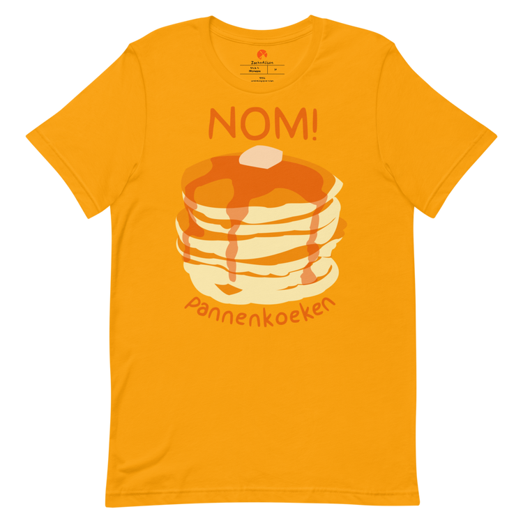 Nom Pannenkoeken Short-Sleeve Unisex Tee-Zach + Alison