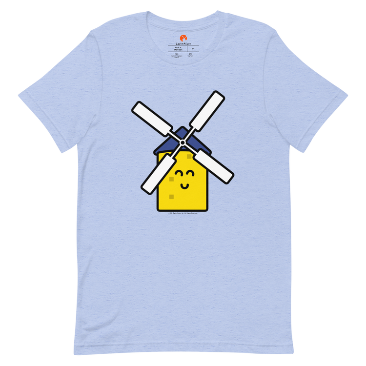 Yellow Windmill Short-Sleeve Tee-T-Shirt-Zach + Alison