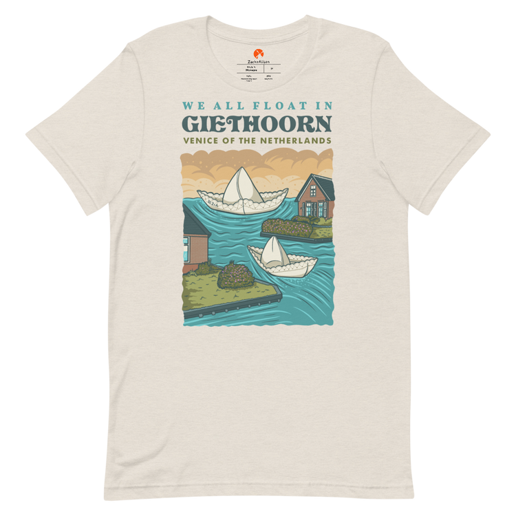 We All Float in Giethoorn Short-Sleeve Unisex Tee-Zach + Alison