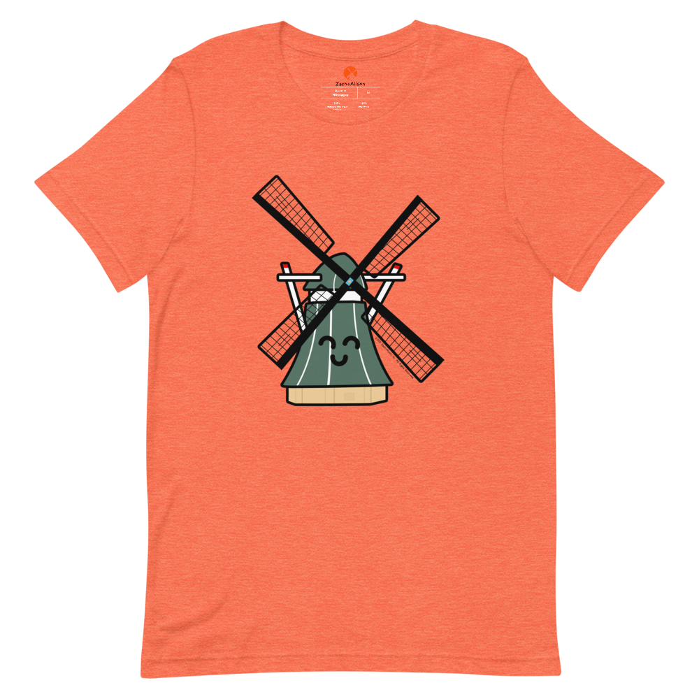 Green Windmill Short-Sleeve Tee-T-Shirt-Zach + Alison