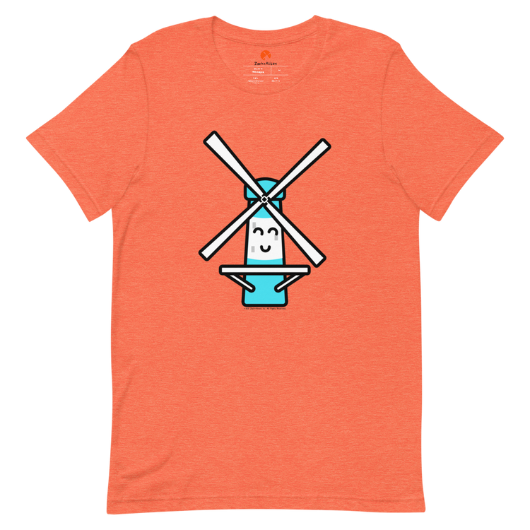 Blue Windmill Short-Sleeve Unisex Tee-T-Shirt-Zach + Alison