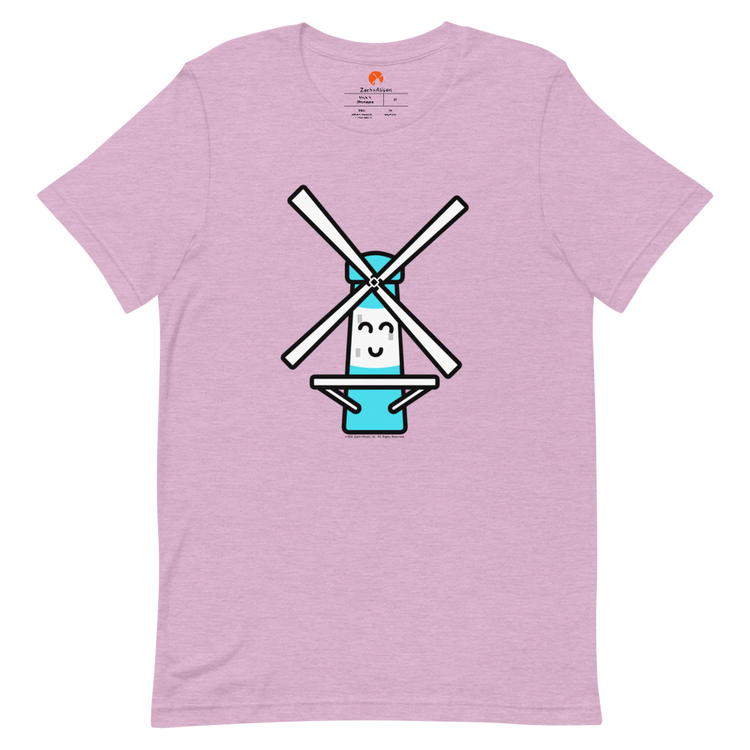Blue Windmill Short-Sleeve Unisex Tee-T-Shirt-Zach + Alison