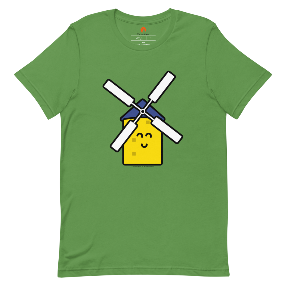 Yellow Windmill Short-Sleeve Tee-T-Shirt-Zach + Alison