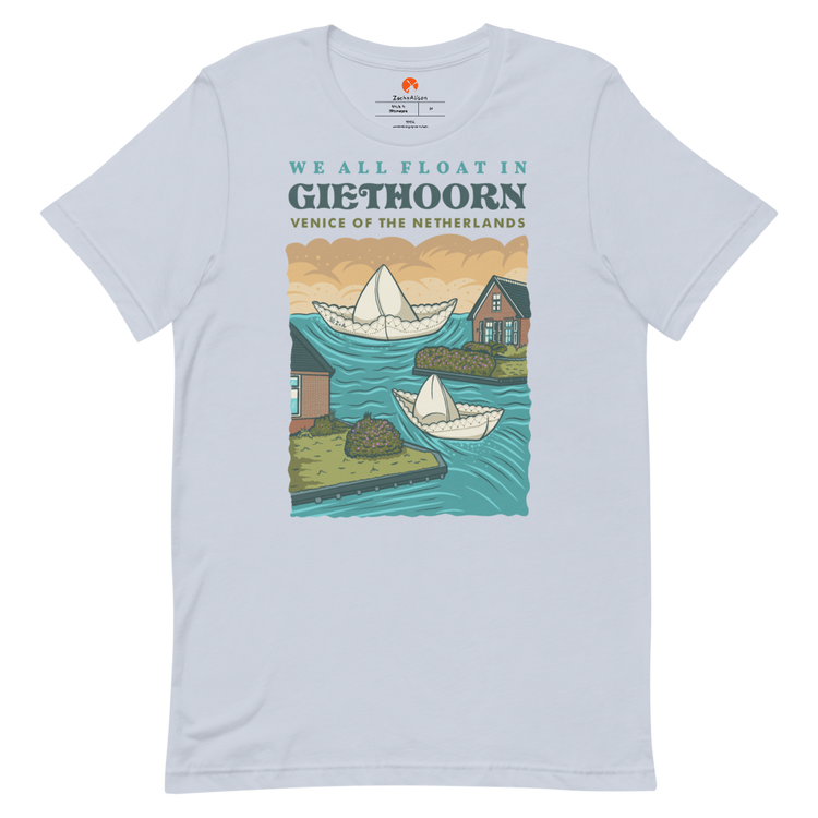 We All Float in Giethoorn Short-Sleeve Unisex Tee-Zach + Alison