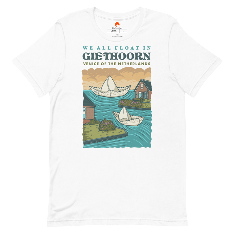 We All Float in Giethoorn Short-Sleeve Unisex Tee-Zach + Alison