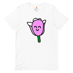 Pink Tulip Short-Sleeve Unisex Tee