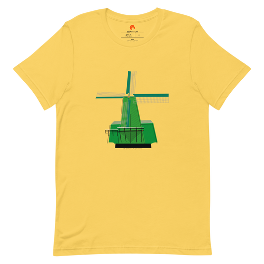 Retro Green Windmill Short-Sleeve Tee-T-Shirt-Zach + Alison