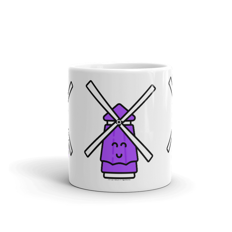Purple Windmill mug-Coffee Mug-Zach + Alison