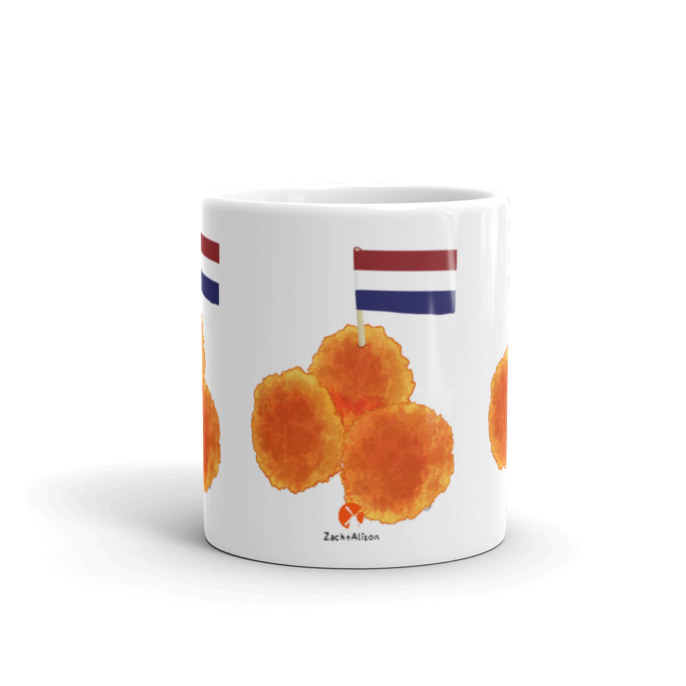 Bitterballen mug-Zach + Alison