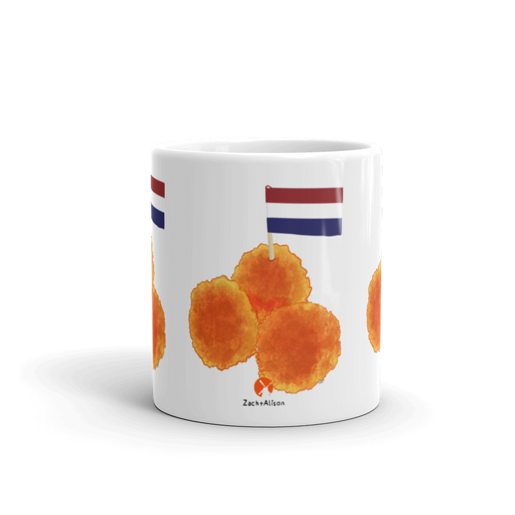 Bitterballen mug-Zach + Alison