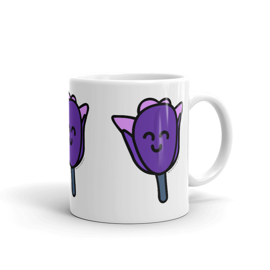 Purple Tulip mug-Coffee Mug-Zach + Alison