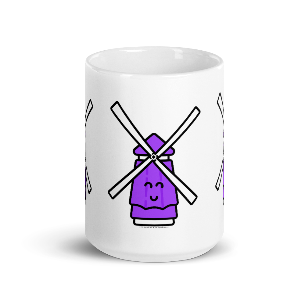 Purple Windmill mug-Coffee Mug-Zach + Alison