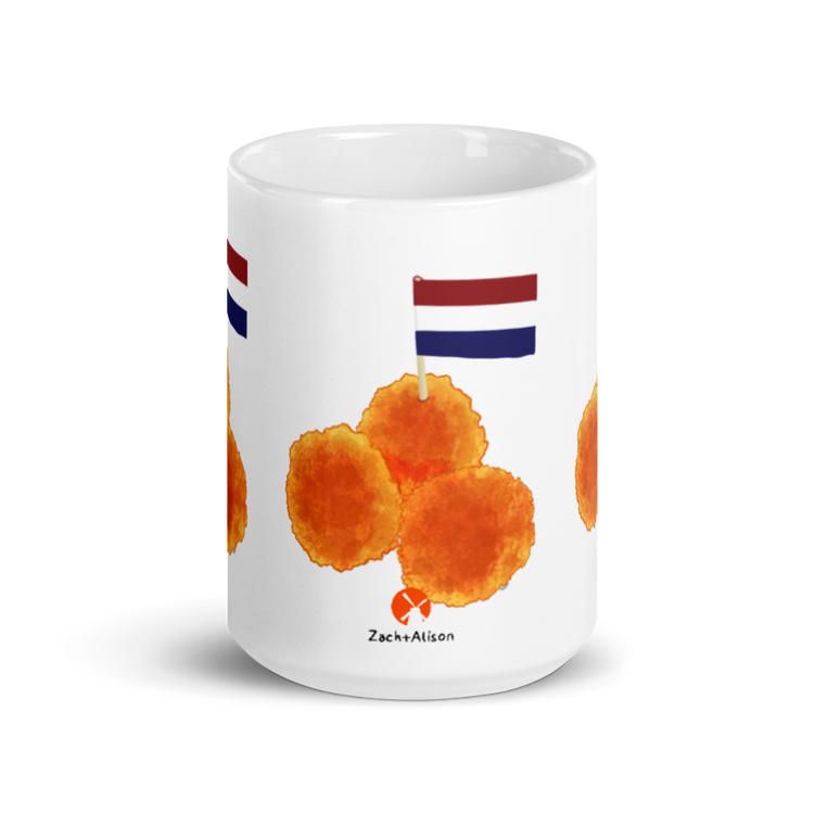 Bitterballen mug-Zach + Alison