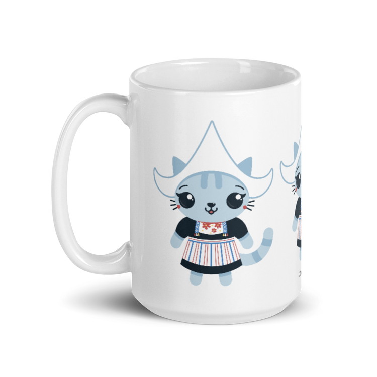 Traditional Dutch Cat mug-Zach + Alison
